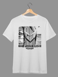 Image 3 of WHITEFORD - LIMITED EDITION SHE JOINS LOVE T SHIRTS AND MUSCLE SHIRTS