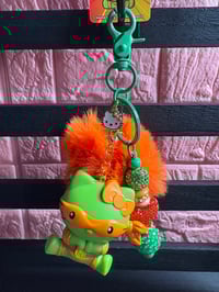 Image 1 of Turtles x Hello Kitty Michelangelo with heart