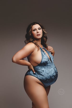Image of Nicole Velvet Bodysuit