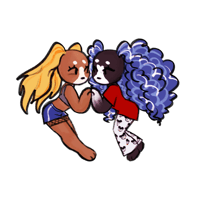 pinky + pepper 4eva  ★ sticker