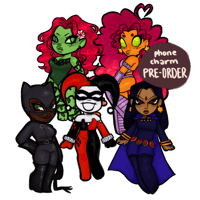 Image 1 of dc girls  ★ phone charms [PRE-ORDER]