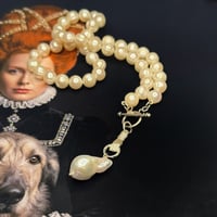 Image 1 of Freshwater pearl necklace with Baroque pearl pendant 