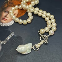 Image 4 of Freshwater pearl necklace with Baroque pearl pendant 
