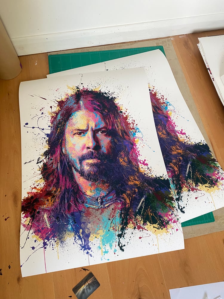 Image of Dave Grohl A1 Giclee