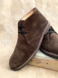 Image 1 of ASTORFLEX DARK CHESTNUT SUEDE GREENFLEX DESERT BOOTS