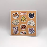 Ateez Aniteez Sticker Sheet 