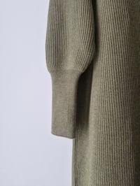 Image 3 of NATURALLY DYED MERINO DRESS _ COL. 8027