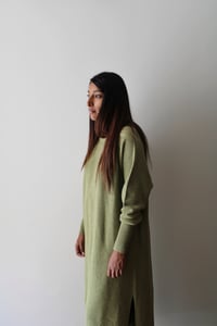 Image 7 of NATURALLY DYED MERINO DRESS _ COL. 8027