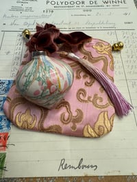 Image 1 of 'The Colours of Charleston' small hand marbled ceramic bauble - No.8