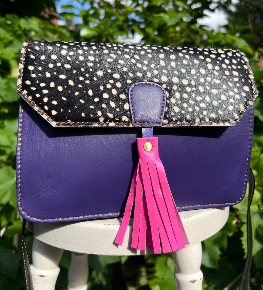 Image of Harlequin Collection - Tassle bag #25AC