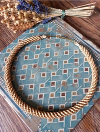 Image 2 of Straw spiral necklace