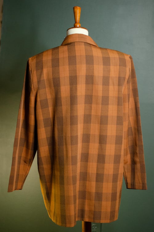 Image of Vintage Uzuri Plaid Double Breasted Boyfriend Blazer