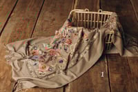 Image 1 of Beautiful embroidered blanket