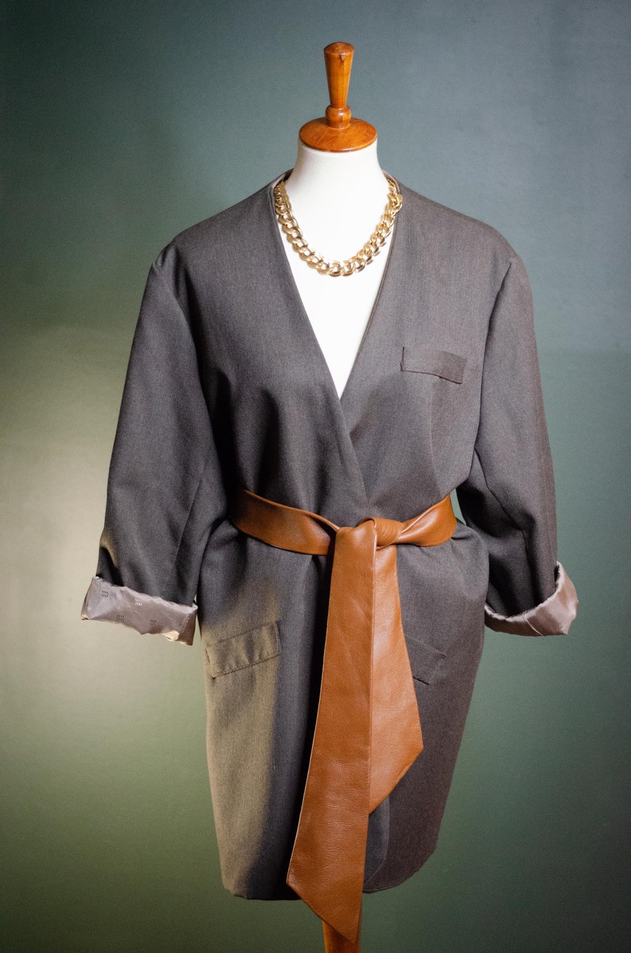 Image of Vintage Karenga Deep Taupe Blazer