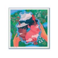 Spring Over Us - print carré