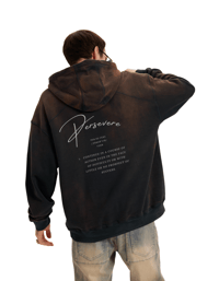 Image 2 of "Persevere" Heavyweight Fleece-lined Hoodie