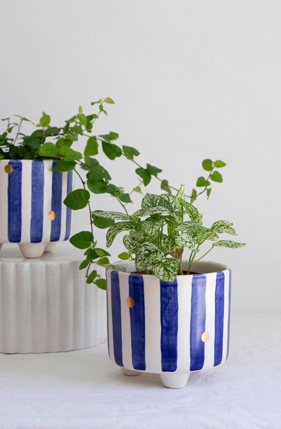 Image of EVA COBALT BLUE Plant Pot