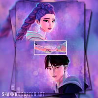 Image 1 of Free | Rumi & Jinu KPop Demon Hunters Painting