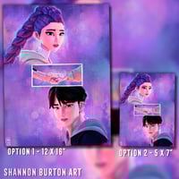 Image 6 of Free | Rumi & Jinu KPop Demon Hunters Painting