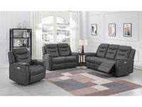 Image 1 of Harrogate Suite - Grey - Electric Reclining