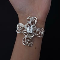 Image 1 of Cross topaze necklace (made to order)