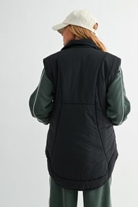 Image 3 of Summit Curve Longline Puffer Vest - 2 colors