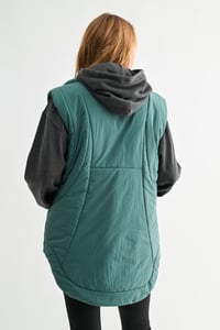 Image 6 of Summit Curve Longline Puffer Vest - 2 colors