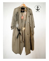 Image 6 of SWEATSHIRT CARDIGAN ¥ unisex ¥ upCyclinG viLLaGe punK¥IbiZa ¥TrenChcoaT¥ festivaL