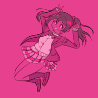 Image 2 of Love Live! Ruby & Nico Holographic Stickers