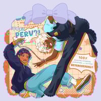 Image 1 of Red x White BL Doujin Cover - Print 