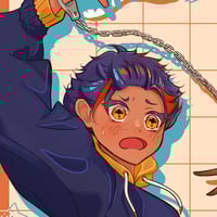 Image 3 of Red x White BL Doujin Cover - Print 