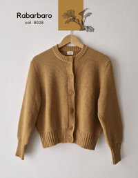 Image 2 of NATURALLY DYED MERINO WOOL CARDIGAN _ COL. 8028