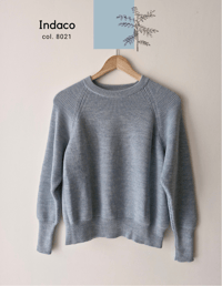 Image 2 of NATURALLY DYED MERINO SWEATER _ COL. 8021