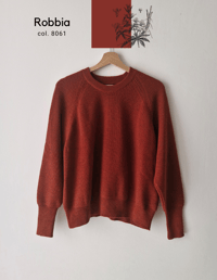 Image 2 of NATURALLY DYED MERINO SWEATER _ COL. 8060