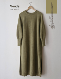 Image 2 of NATURALLY DYED MERINO DRESS _ COL. 8027