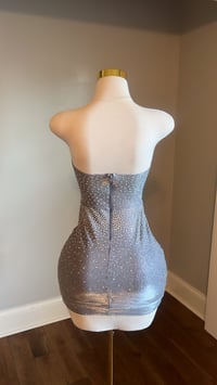 Image 4 of Melanie rhinestone mini dress