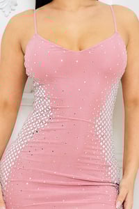 Image 8 of Catalina rhinestone mini dress