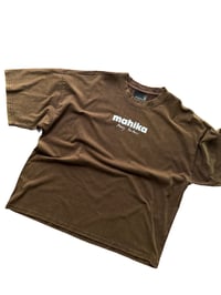 Image 2 of Wash Boxy Tee - Brown