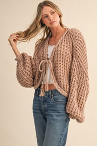 Image 7 of Chunky Bolero Cardigan - PREORDER NOVEMBER