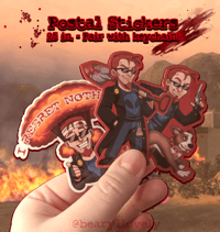 Image 1 of Postal Dude Stickers