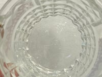 Image 10 of Seau à glaçons en verre St Raphaël rétro - pointe de diamant - seau à glace vintage 1960
