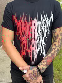 Image 2 of Red to White Fade Vehemence shirt