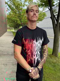 Image 3 of Red to White Fade Vehemence shirt