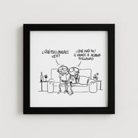 Print firmado "Peli y follar"