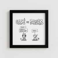  Print firmado "Café de Rajar"