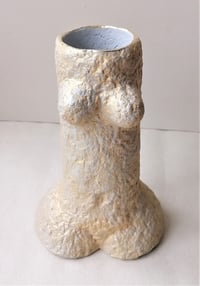 Image 5 of Handmade Papier Mache Body Vase | Artistic Nude Sculpture Inspired Decor