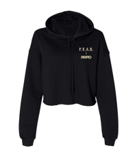 Image 2 of AGGRO BRAND "F.E.A.R." Women's Crop Hoodie
