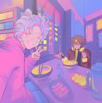 Image 2 of Purple x Brown - Print