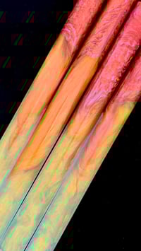 Image 1 of Solar Flare Maker's Blank. Pressure cast with Alumilite resin, quality pigments & dyes. Custom cast