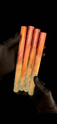 Image 5 of Solar Flare Maker's Blank. Pressure cast with Alumilite resin, quality pigments & dyes. Custom cast